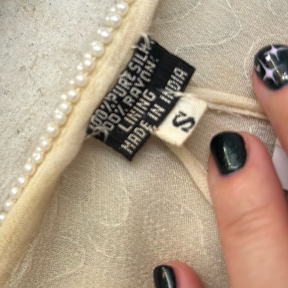 Vintage 100% Silk Sequins Dress - Picture 7 of 10